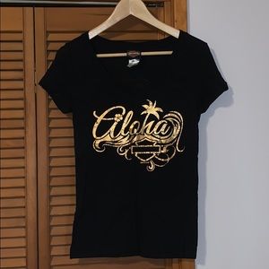 NWOT Big Island Harley-Davidson V-Neck